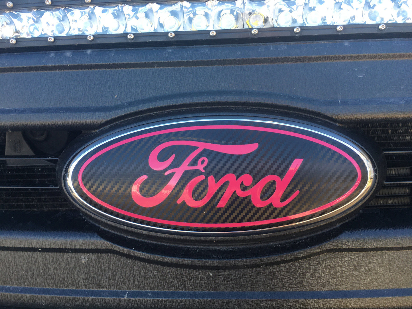 2009-2014 F150 Emblem Overlay DECALS Compatible with Ford | Grille & Tailgate Set