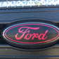 carbon and pink f150 emblem overlay