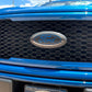 carbon and blue 2015-2023 ford f150 emblem overlay