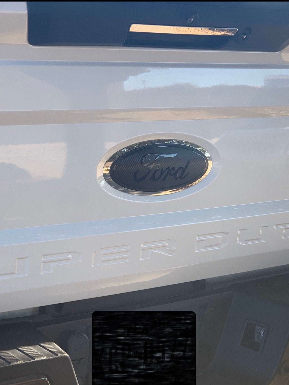 BocaDecals 2020-2024 Ford F250/F350 Emblem Overlay Insert Decals (Set of 2)
