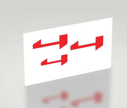 canyon AT4 "4" Badge Emblem Inlay DECAL