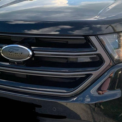 2016-2019 Explorer BLACKOUT Emblem Overlay DECALS Compatible with Ford | Front & Rear Set