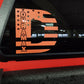 Chevy Duramax "D" Flag Decal