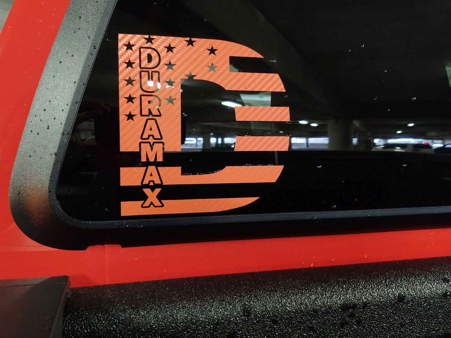 Chevy Duramax "D" Flag Decal