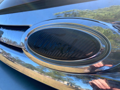 2013-2019 Taurus Emblem Overlay DECALS Compatible with Ford | Front & Rear Set