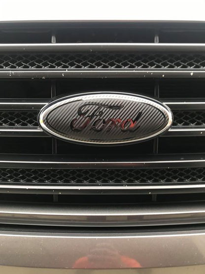 2006-2008 F150 Emblem Overlay DECALS Compatible with Ford | Grille & Tailgate Set