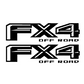 fx4 off road decal