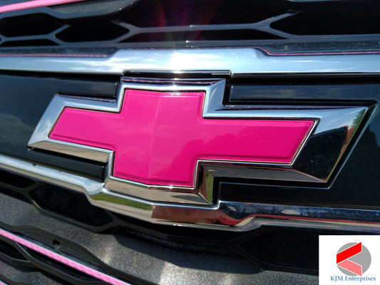 pink chevy equinox emblem overlay