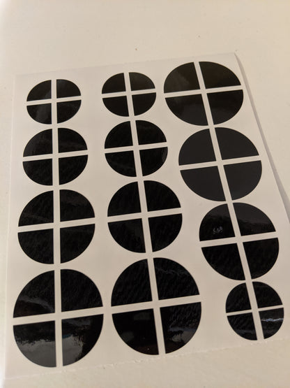 Emblem Overlay Decal Sticker for BMW Complete Kit Fits Almost All Models