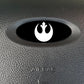 Ford steering wheel rebel alliance decal
