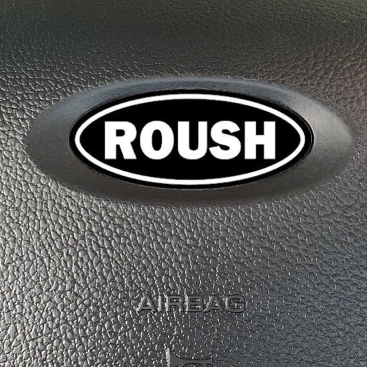 Ford roush steering wheel decal overlay