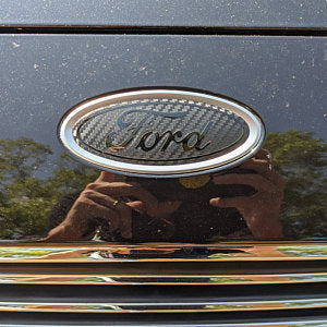 2015-2018 Focus Emblem Overlay DECALS Compatible with Ford | Front & Rear Set