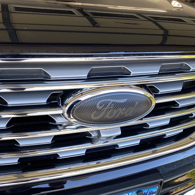 2011-2019 Explorer Emblem Overlay DECALS Compatible with Ford | Front & Rear Set