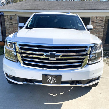 2021-2024 Tahoe Suburban Precut Bowtie Emblem Overlay DECALS Compatible With Chevy | Front & Rear Set