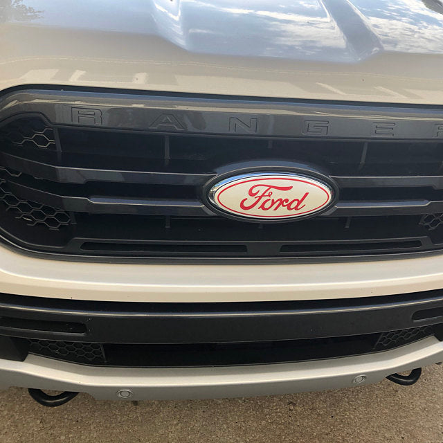 2019-2023 Ranger Emblem Overlay DECALS Compatible with Ford | Front & Rear  Set