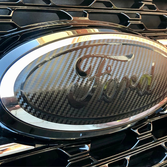 2015-2023 Ford f150 carbon black emblem overlay decal
