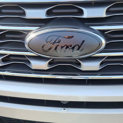 2015-2018 Edge BLACKOUT Emblem Overlay DECALS Compatible with Ford Edge | Front & Rear Set