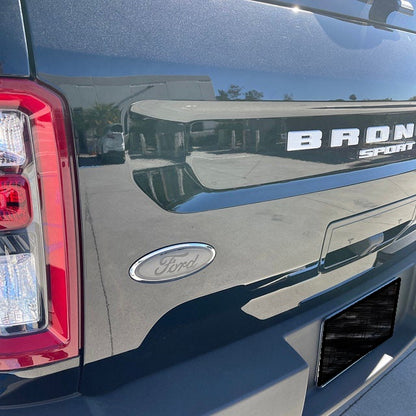 2021-2025 Bronco BLACKOUT Emblem Overlay DECAL Compatible with Ford | Rear Decal