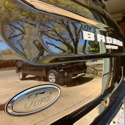2021-2025 Bronco BLACKOUT Emblem Overlay DECAL Compatible with Ford | Rear Decal