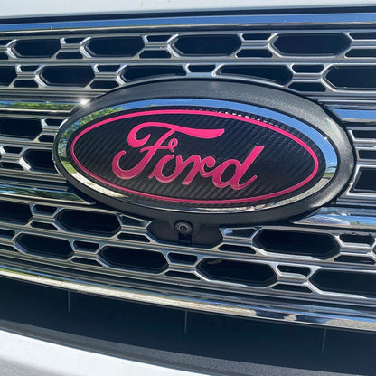 2011-2019 Explorer Emblem Overlay DECALS Compatible with Ford | Front & Rear Set