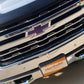 2019-2021 Silverado 1500 Precut Bowtie Emblem Overlay DECALS Compatible With Chevy | FRONT