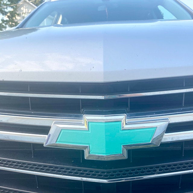 2019-2024 Blazer Precut Bowtie Emblem Overlay DECALS Compatible With Chevy | Front & Rear Set