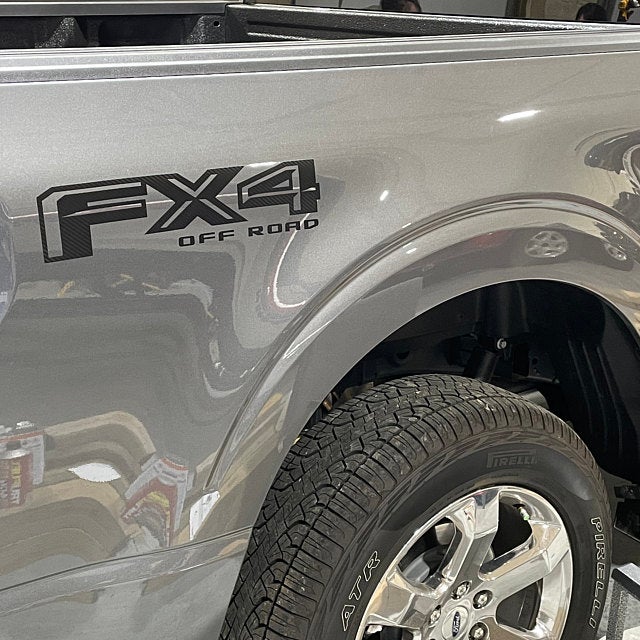 FX4 Off Road Truck Fender Vinyl DECALS for Ford F150 F250 | Pair