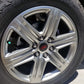 Ford Wheel Hub Cap Rim Emblem Overlay DECALS Compatible With Ford | Carbon Black/Red SET