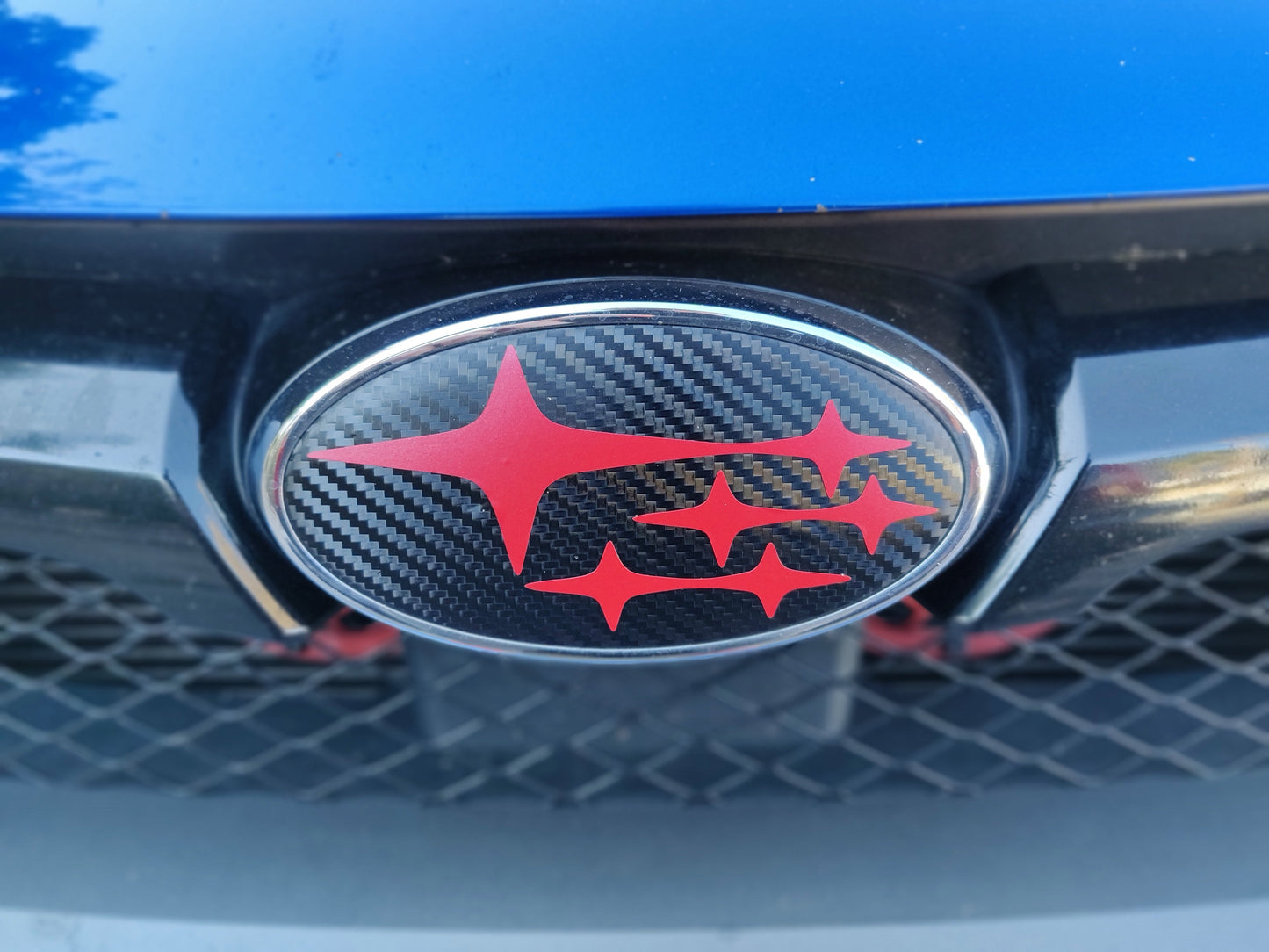 2018-2021 Crosstrek Emblem Overlay DECALS Compatible with Subaru Crosstrek | Front & Rear Set