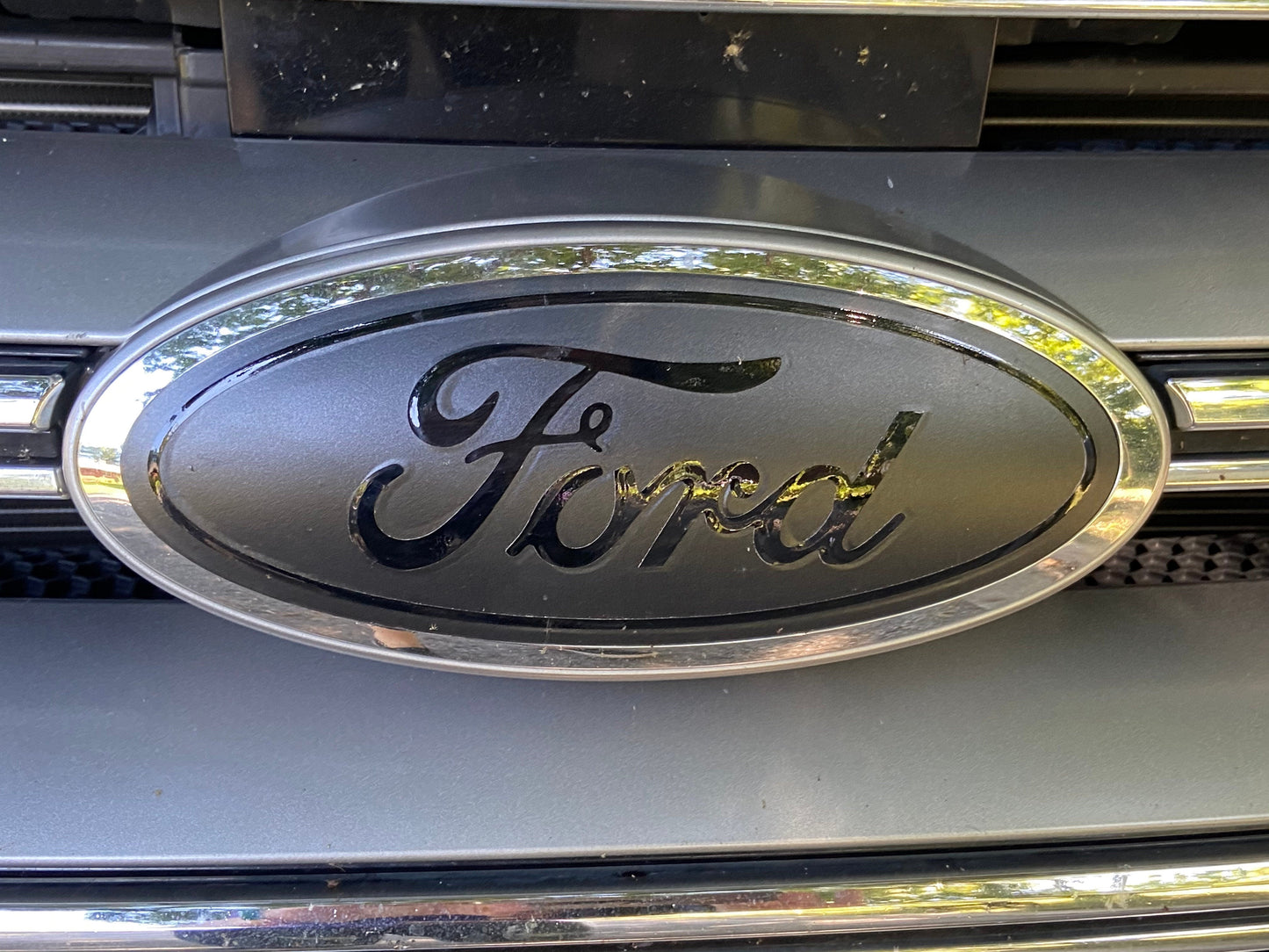 2015-2024 Edge BLACKOUT Emblem Overlay DECALS Compatible with Ford | Front & Rear Set