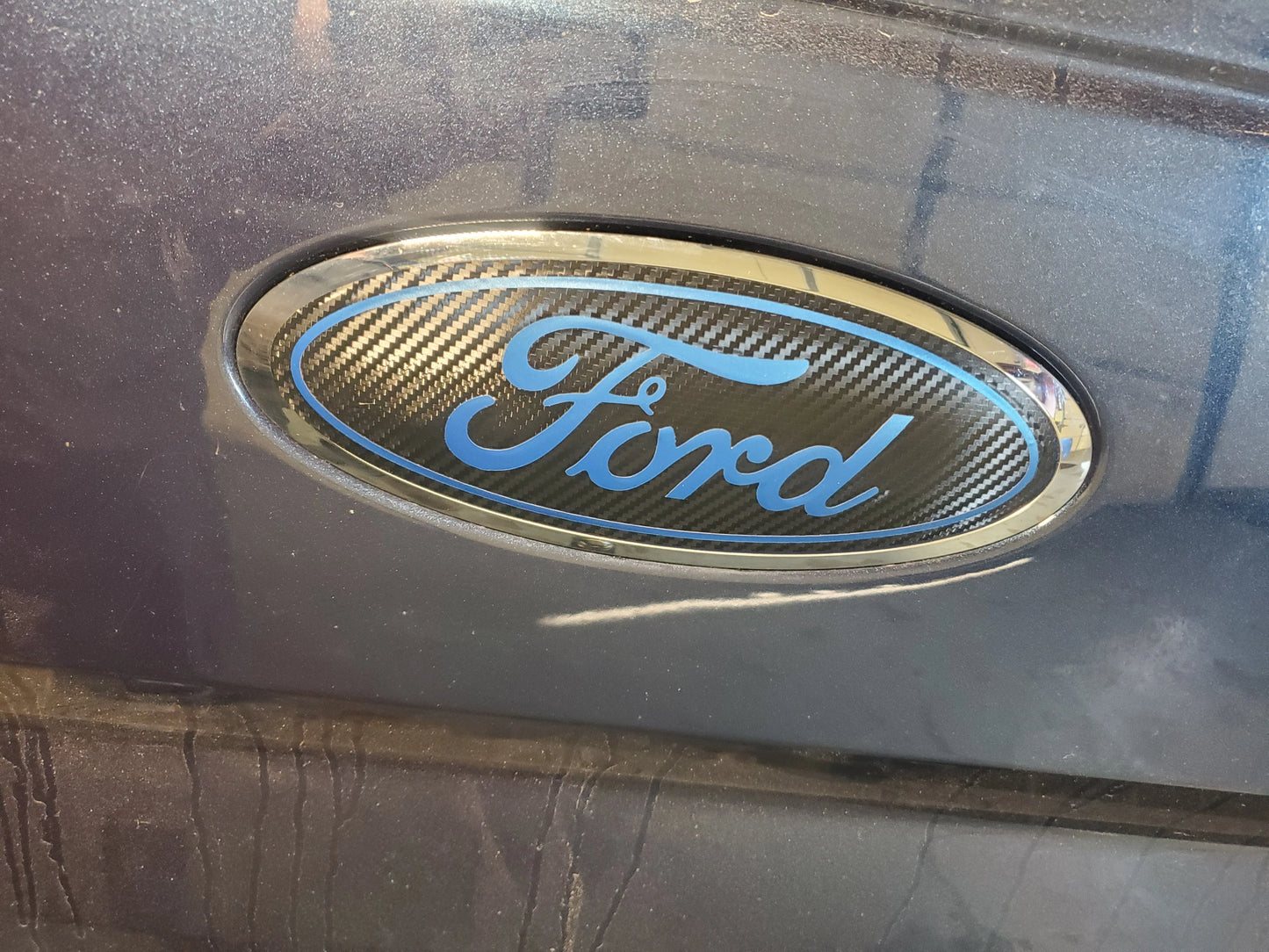 2012-2014 Focus Emblem Overlay DECALS Compatible with Ford | Front & Rear Set