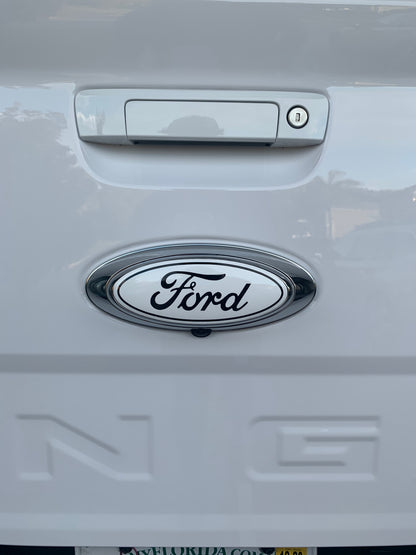 2022-2024 Maverick Emblem Overlay DECALS Compatible with Ford | Front & Rear Set