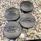 Ford Wheel Hub Cap Rim Emblem Overlay DECALS Compatible With Ford | BLACKOUT SET