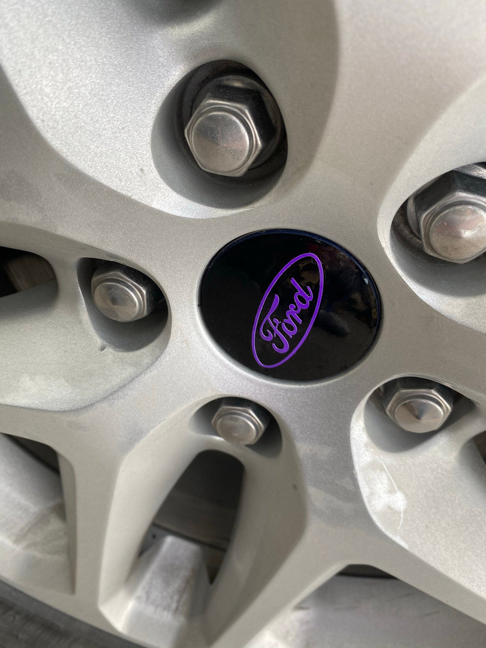 Ford Wheel Hub Cap Rim Emblem Overlay DECALS Set of 4 – KJM Vinyl Decals