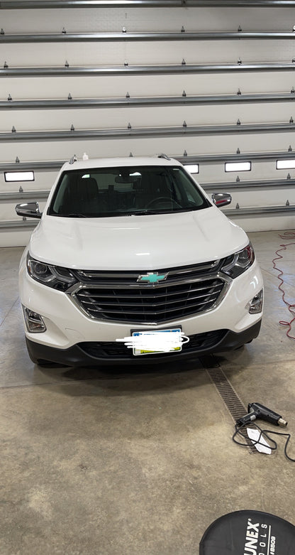 2018-2024 Equinox Precut Bowtie Emblem Overlay DECALS Compatible With Chevy | Front & Rear Set