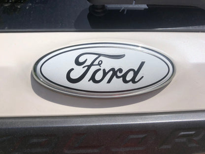 2011-2019 Explorer Emblem Overlay DECALS Compatible with Ford | Front & Rear Set