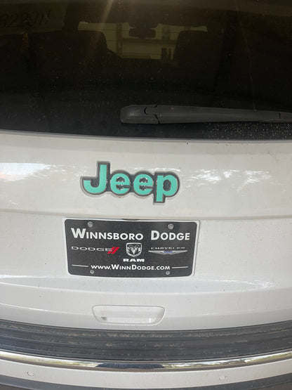 2014-2020 Grand Cherokee Emblem Overlay DECALS Compatible with Jeep