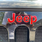 2007-2018 Wrangler FRONT Emblem Overlay DECALS Compatible with Jeep