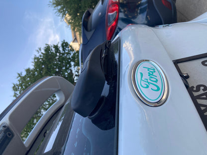 2015-2018 Focus Emblem Overlay DECALS Compatible with Ford | Front & Rear Set