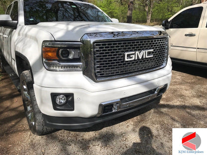 2015-2019 Sierra 2500 Precut Emblem Overlay DECALS Compatible With GMC Sierra 2500 | Front & Rear Set
