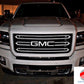 Sierra Precut Emblem Overlay DECALS Compatible With GMC Sierra | Gloss WHITE Front & Rear Set