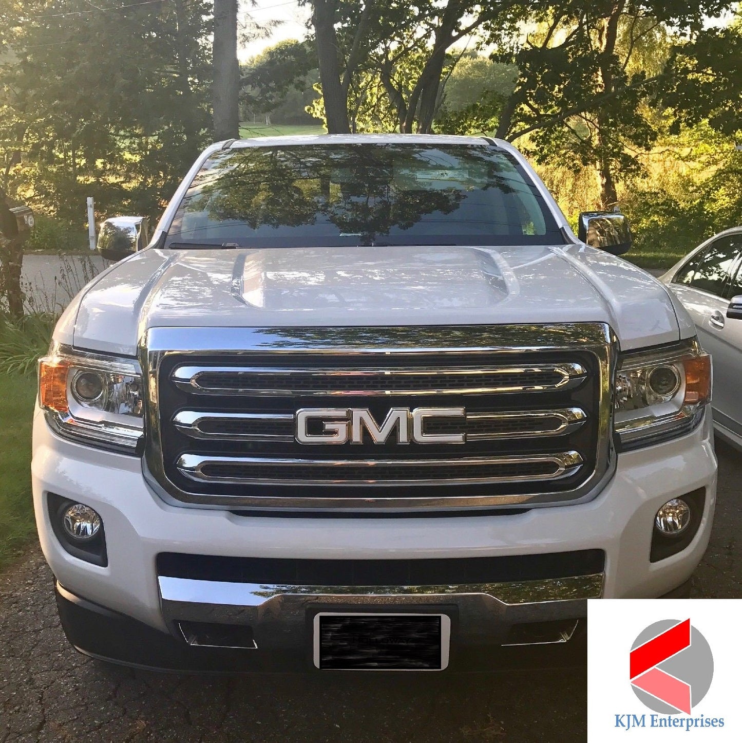 2015-2020 CANYON Precut Overlay DECALS Compatible With GMC Emblems | Front & Rear Set