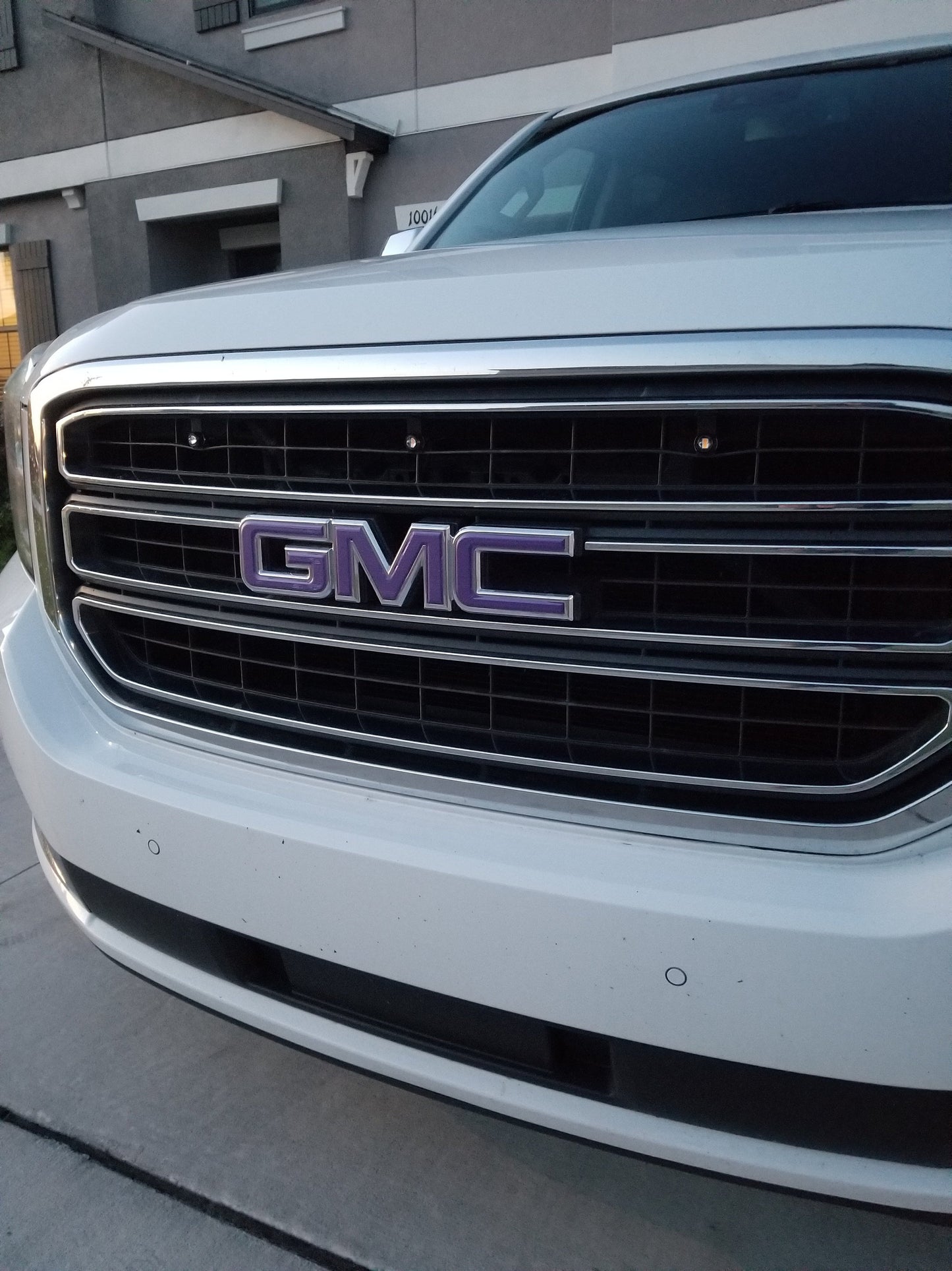 2015-2020 YUKON Precut Overlay DECALS Compatible With GMC Emblems | Front & Rear Set