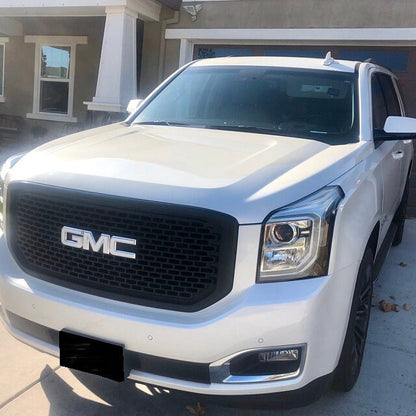 2015-2020 YUKON Precut Overlay DECALS Compatible With GMC Emblems | Front & Rear Set