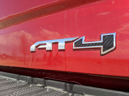 Yukon AT4 "4" Badge Emblem Inlay DECALS Compatible With GMC Yukon