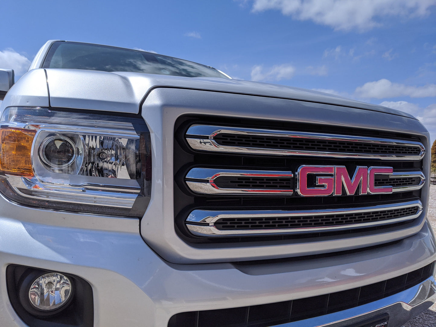 2015-2020 CANYON Precut Overlay DECALS Compatible With GMC Emblems | Front & Rear Set