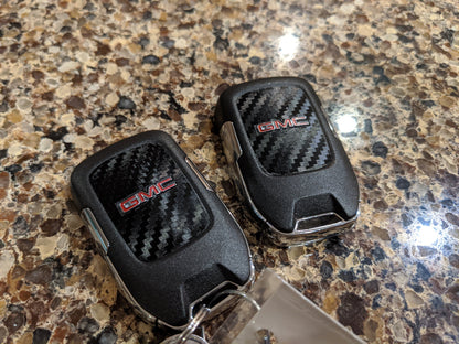 Key Fob Vinyl DECAL Skins Compatible with GMC Fob  | Pair of 2