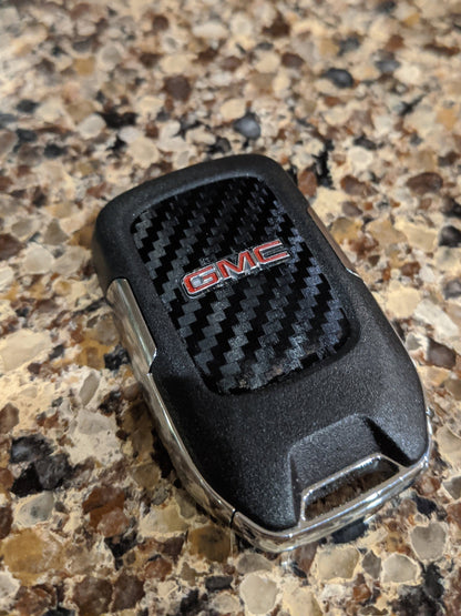 Key Fob Vinyl DECAL Skins Compatible with GMC Fob  | Pair of 2