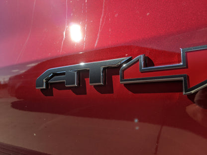 Sierra AT4 Badge Emblem Overlay DECALS Compatible With GMC Sierra