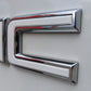 Sierra Precut Emblem Overlay DECALS Compatible With GMC Sierra | Gloss WHITE Front & Rear Set